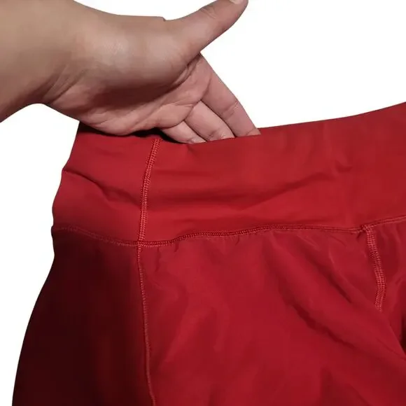 Lululemon red skort size medium* no size marking - Picture 4 of 4